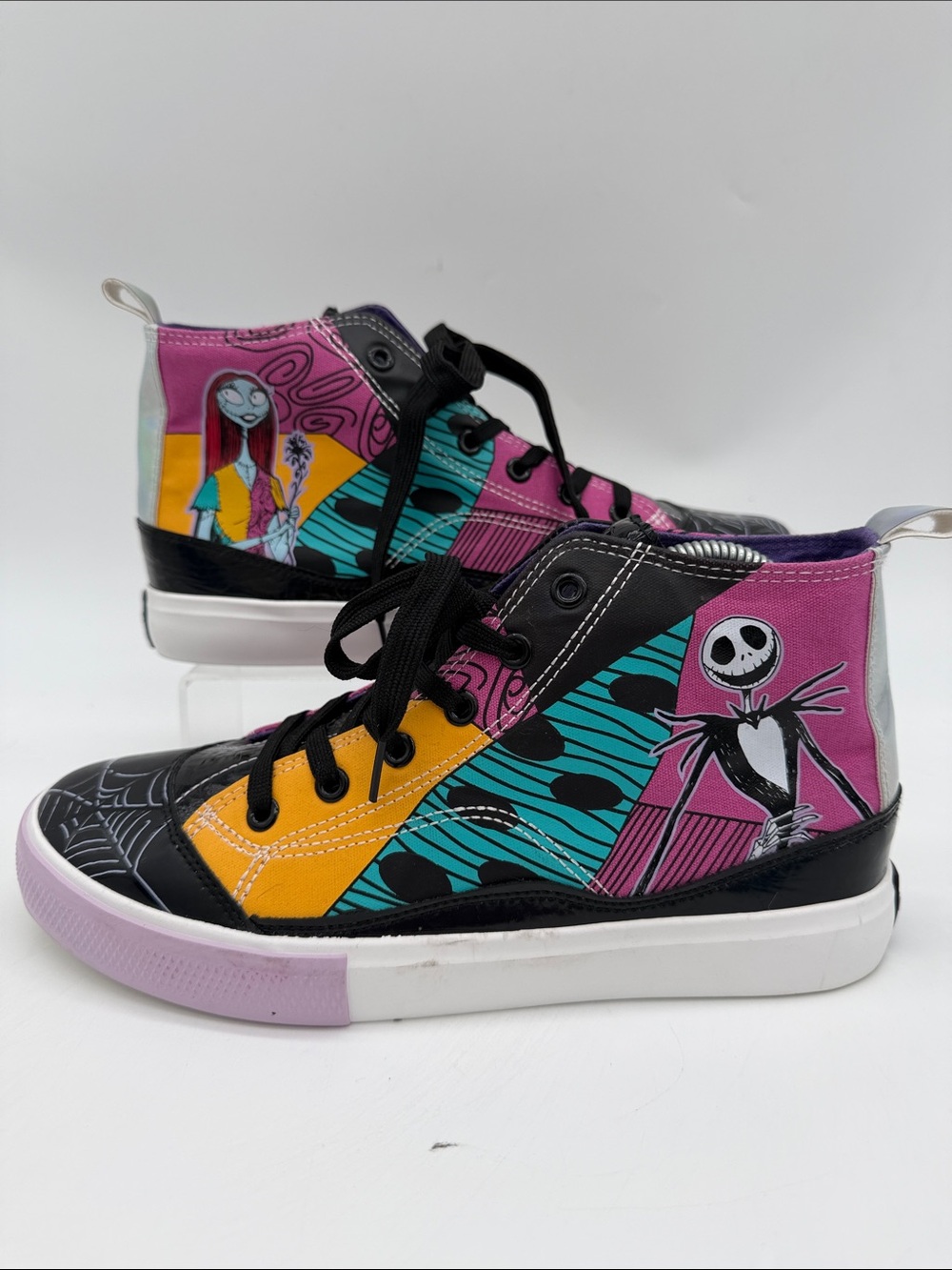 Nightmare Before Christmas Disney Ground Up High Top Shoes Women's  Size 8.0